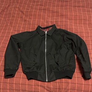 Classic Black Bomber Jacket